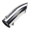 Car exhaust tailpipe, exhaust trims, tailpipes bent downwards, suitable for