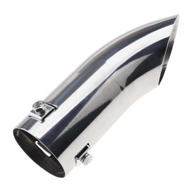 Car exhaust tailpipe, exhaust trims, tailpipes bent downwards, suitable for diameter 30-55 mm