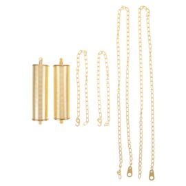 HOMSFOU Weights for Grandfather Clocks Weights for Vintage Wall Clocks Heavy Iron Watch Weights and Replacement Parts for Chain Wall Clock Mechanisms