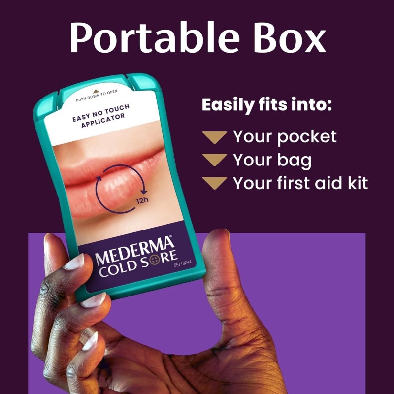 Mederma Cold Sore No Touch Discreet Healing Patch, 12 Hour