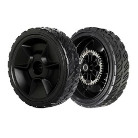 2pcs Lawn Mower Rear Drive Wheels Replaces 42710-VR8-N00ZA - 8" Wheels Assebmly Fit with Honda HRN216 Walk-Behind Lawn Mower