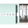 LVYIHAN 48 inch Large Stainless Steel Front Door Handle Double