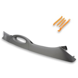 Gagsu A Pillar Interior Trim Handle Left Driver Side Compatible with Ford F150 F-150 2004-2008 Lincoln Mark LT 2006-2008 A Pillar Grab Handle Assist Panel 4L3Z-1503599-AAB (Left Driver Side Gray)