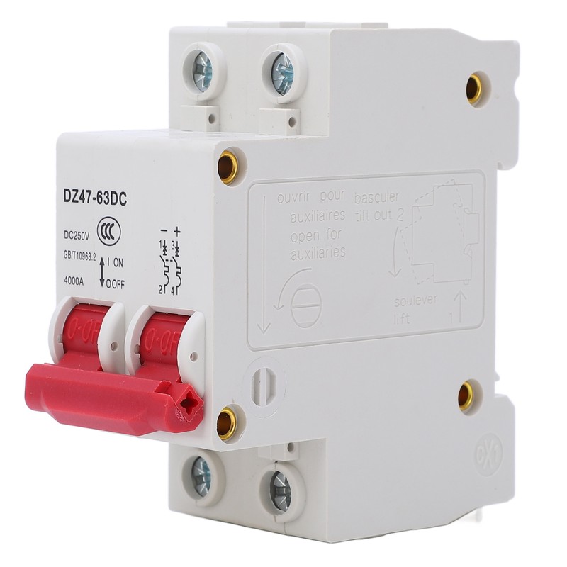 Circuit Breaker 2P Photovoltaic PV DC 4000A Breaking Capacity for