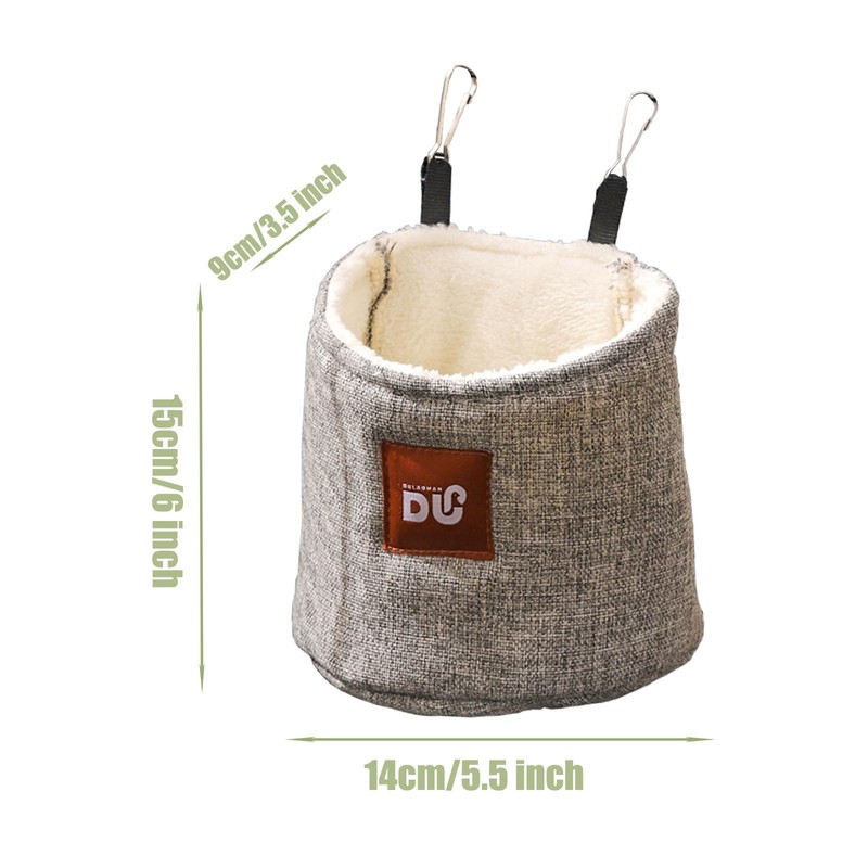 FiboPawer Sugar Glider Sleeping Bag, Cage Hanging Bag, Warm Cage