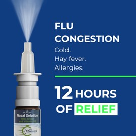 NOVEHA Xylitol Nasal Spray | Natural Congestion & Sinus Relief | Moisturizing Nasal Spray with Iodine & Vitamin D3 | Gentle Decongestant for Adults