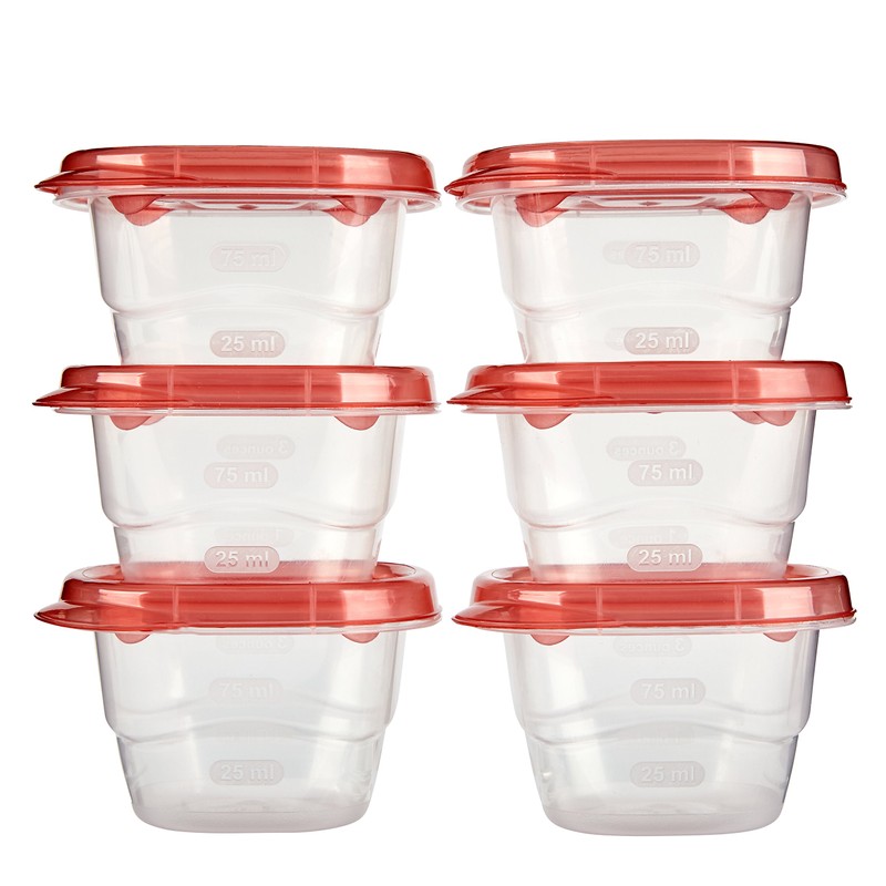 Rubbermaid Takealongs Hermético de 118 ml, Rojo