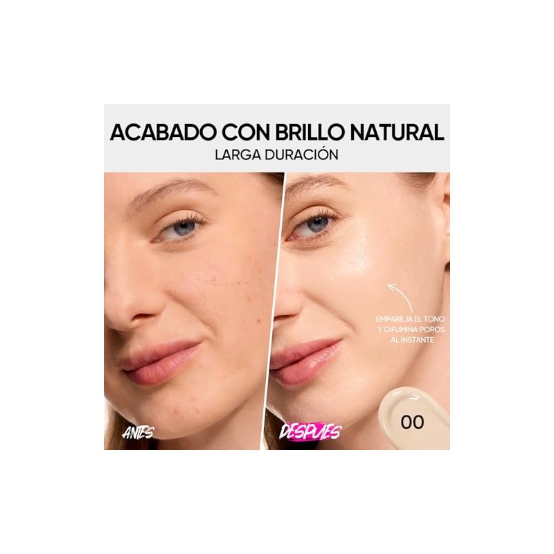 SKINTIFIC Base de Maquillaje Cushion de Alta Cobertura y Acabado