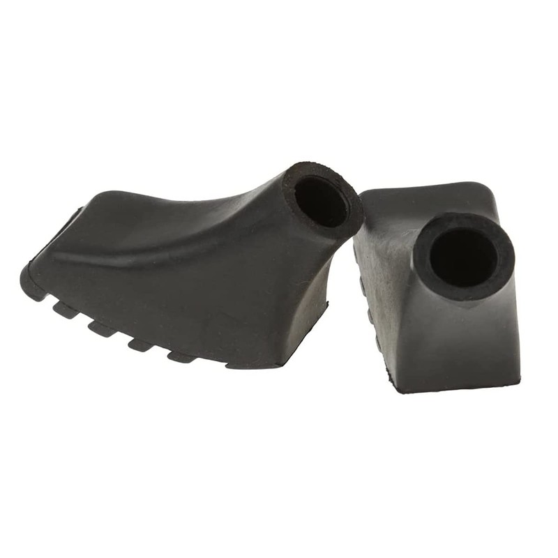 Hiking Pole Trekking Pole Replacement Tips for Hiking 6Pcs (Black1)