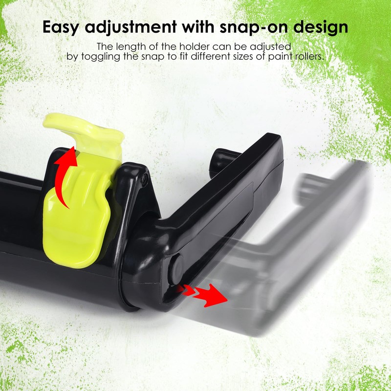 Wide Roller Frame, Adjustable Roller Handle from 9" to 22"