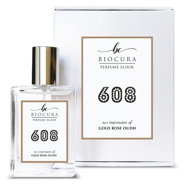BIOCURA BC Perfume 608 Inspired by Tiziana T Gold Rose