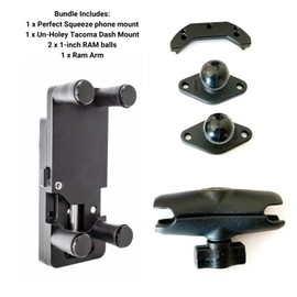 Hondo garage Hondo Garage Compatible with Toyota Tacoma Phone Mounting Bundle | Industrial All Metal CNC Machined | 90 lbs of Clamping Force | Clamps onto Vent | Made in The USA