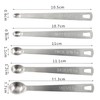 LIUSM Mini Measuring Spoons Set,Stainless Steel Measuring Spoons Set (Set