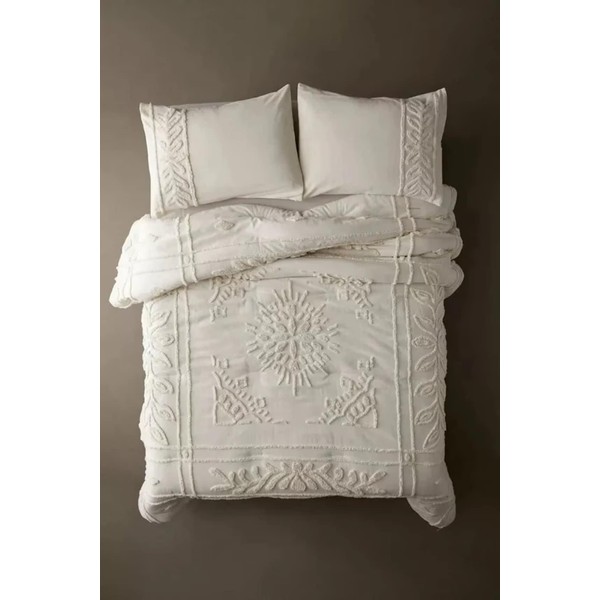 INDACORIFY Bohemian Tufted Duvet Cover Comforter Doone Cover Washed Indian