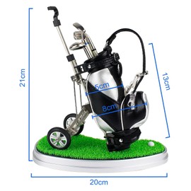CRESTGOLF Golf Gifts for Men,Desk Gadgets Desk Pen Holder,Novelty Golf Presents for Men,Suitable for Birthday Gifts, gift for golfer etc，Perfect and Practical Golf Gifts.