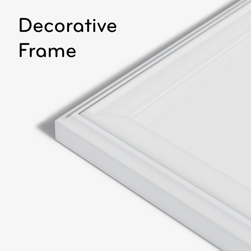 U Brands Farmhouse Magnetic Dry Erase Board White Board, 30"