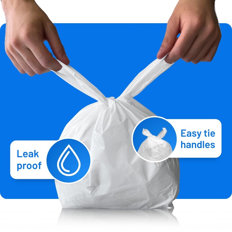 Adult Nappy Disposal Bags White | 200 Pack | 10%