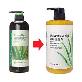 Hyssop Brown Rice & Aloe Vera Body Cleanser 720ml / 히솝 현미 & 알로에베라 바디 클렌져 720ml