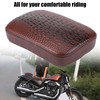 Motorcycle Suction Cup Rear Pillion Passenger Pad Seat for Bobber