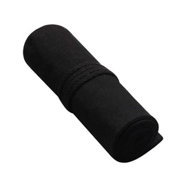 Healifty Estuche Enrollable De Lona Para Lápices De Dibujo Con 72 Ranuras Organizador Portátil Con Cierre De Cordón Para Bolígrafo Pinceles Marcadores Arte