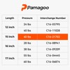 PAMAGOO PAMAGOO 15 inch 40 lbs Gas Shock C16-21702, 15"