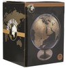 SC Gifts Lesser & Pavey Black and Gold Rotating World