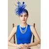 WATEFOER Fascinators Hat for Women Girls Tea Party Headband Flower