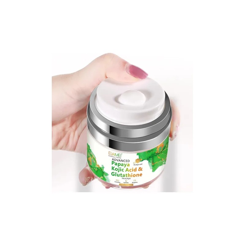 Crema Papaya Ácido Kójico Y Glutation Aclarante Paño Manchas