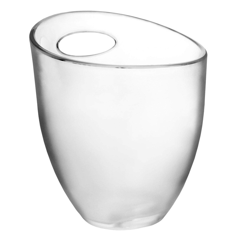 bar@drinkstuff Frosted Ice Bucket 3 Litre - Plastic Frosted Wine
