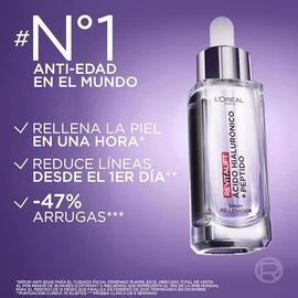 L'Oréal Paris Revitalift Ácido Hialurónico Serum, Hidrata Intensamente, Rellena Arrugas y Líneas de Expresión, Cuidado Facial Anti-edad, 30ml