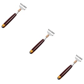 TOVINANNA 3pcs Retractable Stainless Scratcher Telescoping Handle for Itch Relief Multi-functional for Men and Portable Itch Relief Tool for Home and Travel