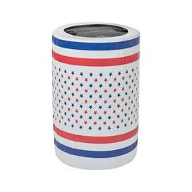 Fitted Kwik-Can Covers for 33 gal and 55 gal Drums - Bundle of 5 (Patriotic, 55 Gallon)