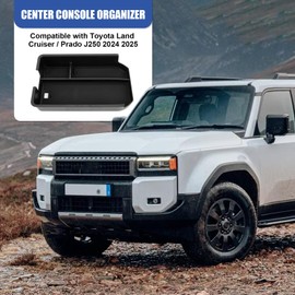 psler Center Console Organizer - Fit for 2024 2025 Land Cruiser/Prado J250/LC250 2024 2025 Armrest Tray Storage Box for Land Cruiser Prado 2024 2025 Accessories