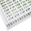 Piano Chord Chart Art Paper Educational Fingering Chart Posters for