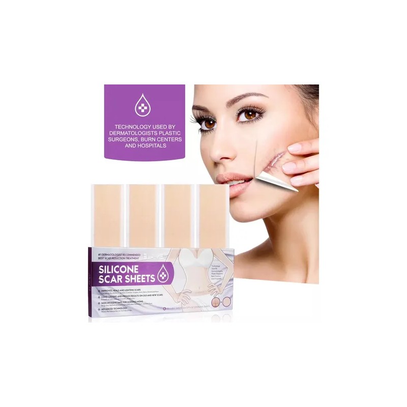 Kit Cicatrices Cirugías Cesárea Crema Y Parche Silicón
