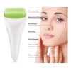Set Masajeador Facial Jade Rodillo Gua Sha Piel Antiedad