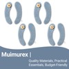 Muimurex Padded Toilet Seat Warmer Cushion Washable(Blue)