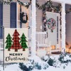 Christmas Tree Garden Flag 12 X 18 Inch Double Sided
