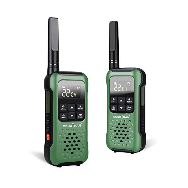 SOCOTRAN T90 FRS Walkie Talkies for Adults IP67 Waterproof Long