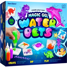 Dan&Darci Dan&Darci Aqua Fairy Water Gel Kit for Kids - Magic Elf Toy Kits - Waters Pets - DIY Squishy Maker Set - Craft for Kids - Make Your Own Squishies Toys Crafts - Christmas Gifts for Boys & Girls