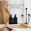FINESSY Black Kitchen Soap Dispenser Set, Kitchen Hand Soap and