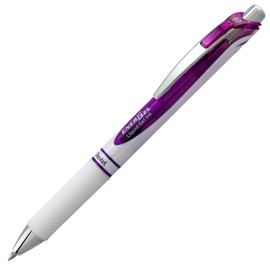 Pentel EnerGel Pearl Deluxe RTX Retractable Liquid Gel Pen, 0.7mm, Pink Ink/Violet Ink, 2 Pack (BL77WBP2PV)