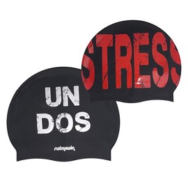 UN DOS STRESS Fabric Swimming Cap | Swim Cap | Pool Cap | Great comfort and fit | Art and Swimming