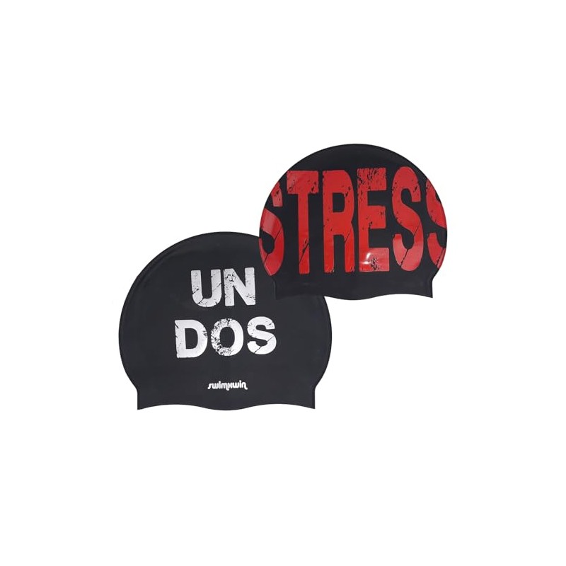 UN DOS STRESS Fabric Swimming Cap | Swim Cap |