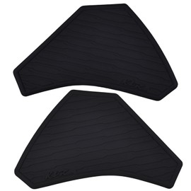 Rawsomes Motorcycle Side Tank Pad, Motorcycle Rubber Decal Tank Protector, Non-Slip Scratch-Resistant Gas Oil Fuel Cover Protector Sticker Compatible with Kawasaki KLR650 2022 2023 2024