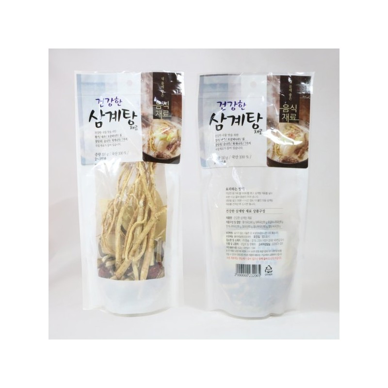 Cheongsol 건강한 삼계탕 재료 110g(봉) 10개 Healthy Samgyetang Ingredients 110g
