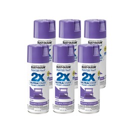 Rust-Oleum 249113-6PK Painter's Touch 2X Ultra Cover Spray Paint, 12 oz, Gloss Grape, 6 Pack