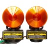 EAGLE KING PRODUCTS 12V Magnetic Towing Trailer Light Kit Amber/Red