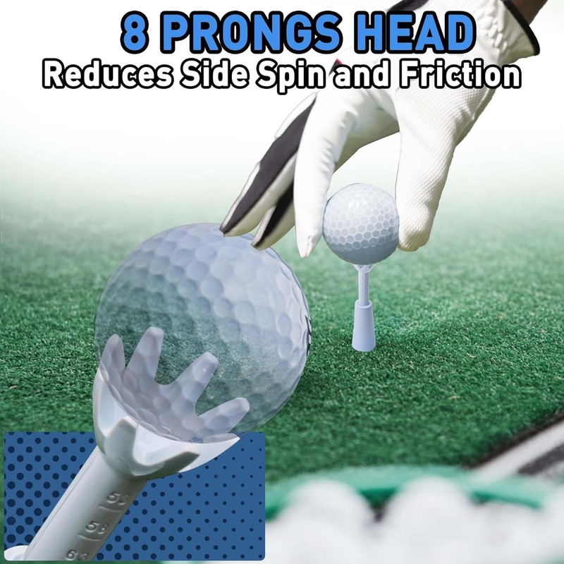 Fraser Fitness Adjustable Golf Tee, Golf Mat Tees for Driving