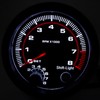 3.75in Black Racing Car Tachometer 0‑8000 RPM 12V Universal Automobile